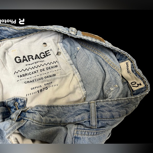 Garage Festival Jean Shorts - Picture 3 of 3